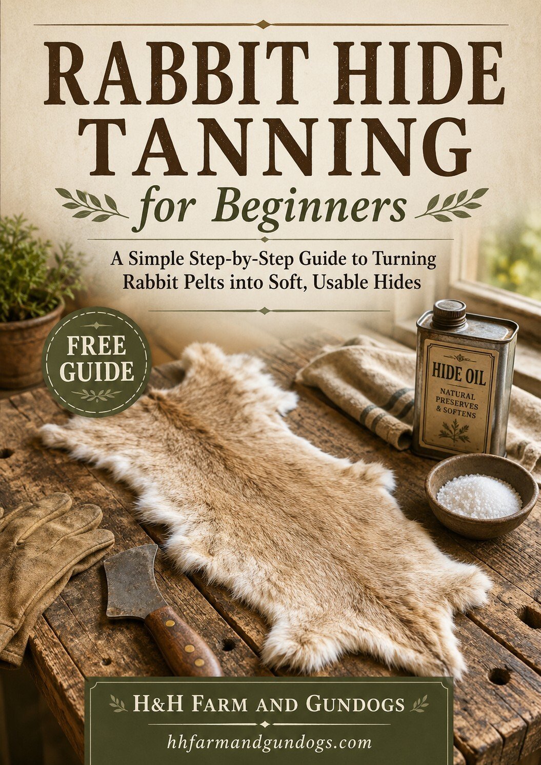 Tanning Rabbit Hides